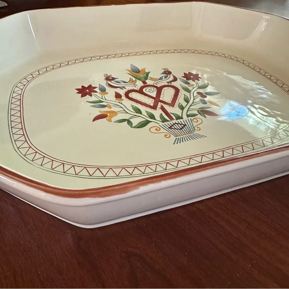 Vintage American Scenic by Raintree 10x13 Baker Casserole Dish